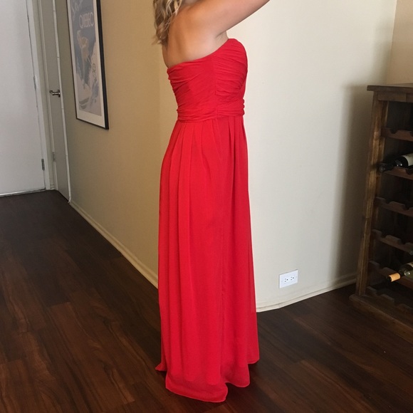 Badgley Mischka Faye Chiffon Gown NWT - Picture 6 of 9